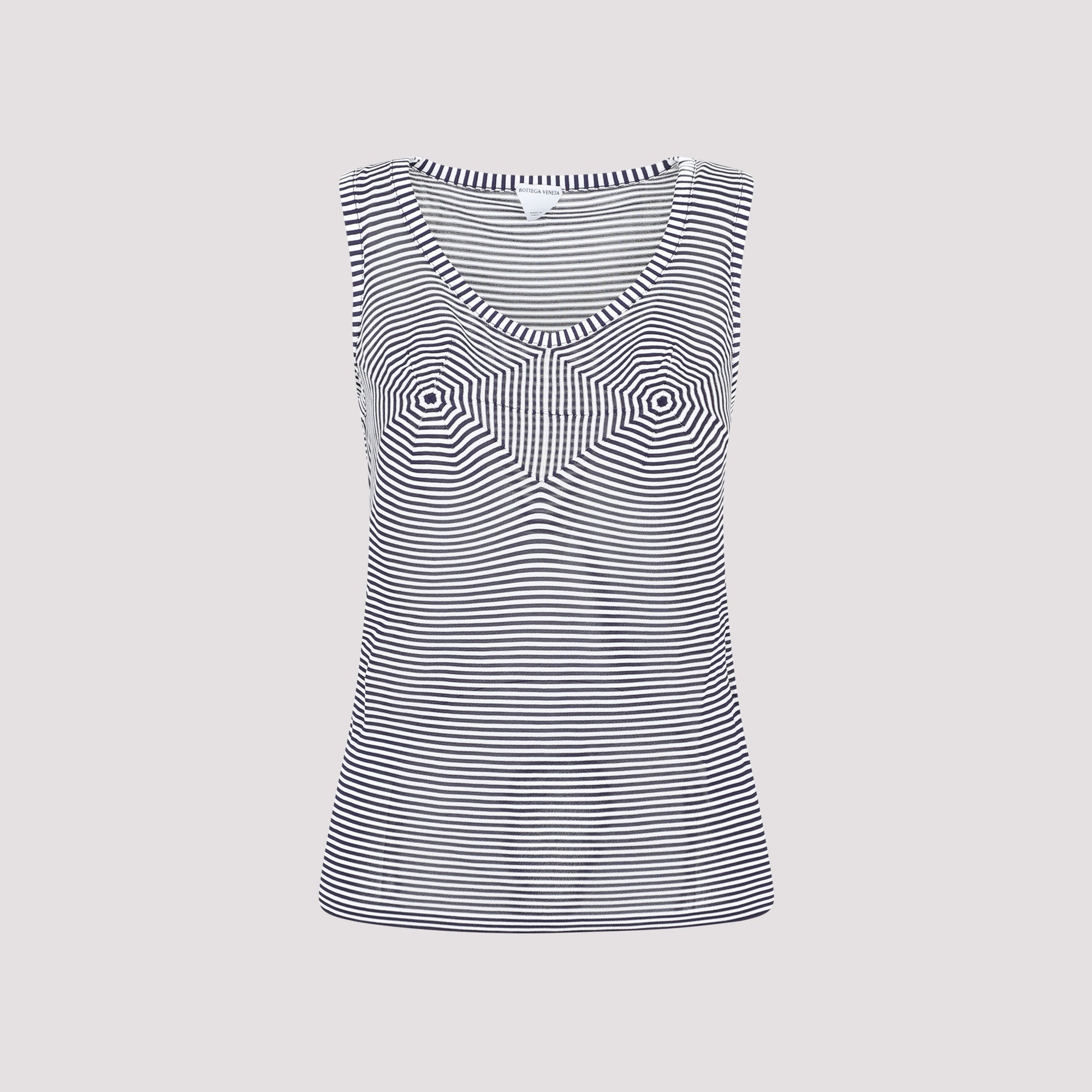 BOTTEGA VENETA Embroidered Viscose Tank Top for Women
