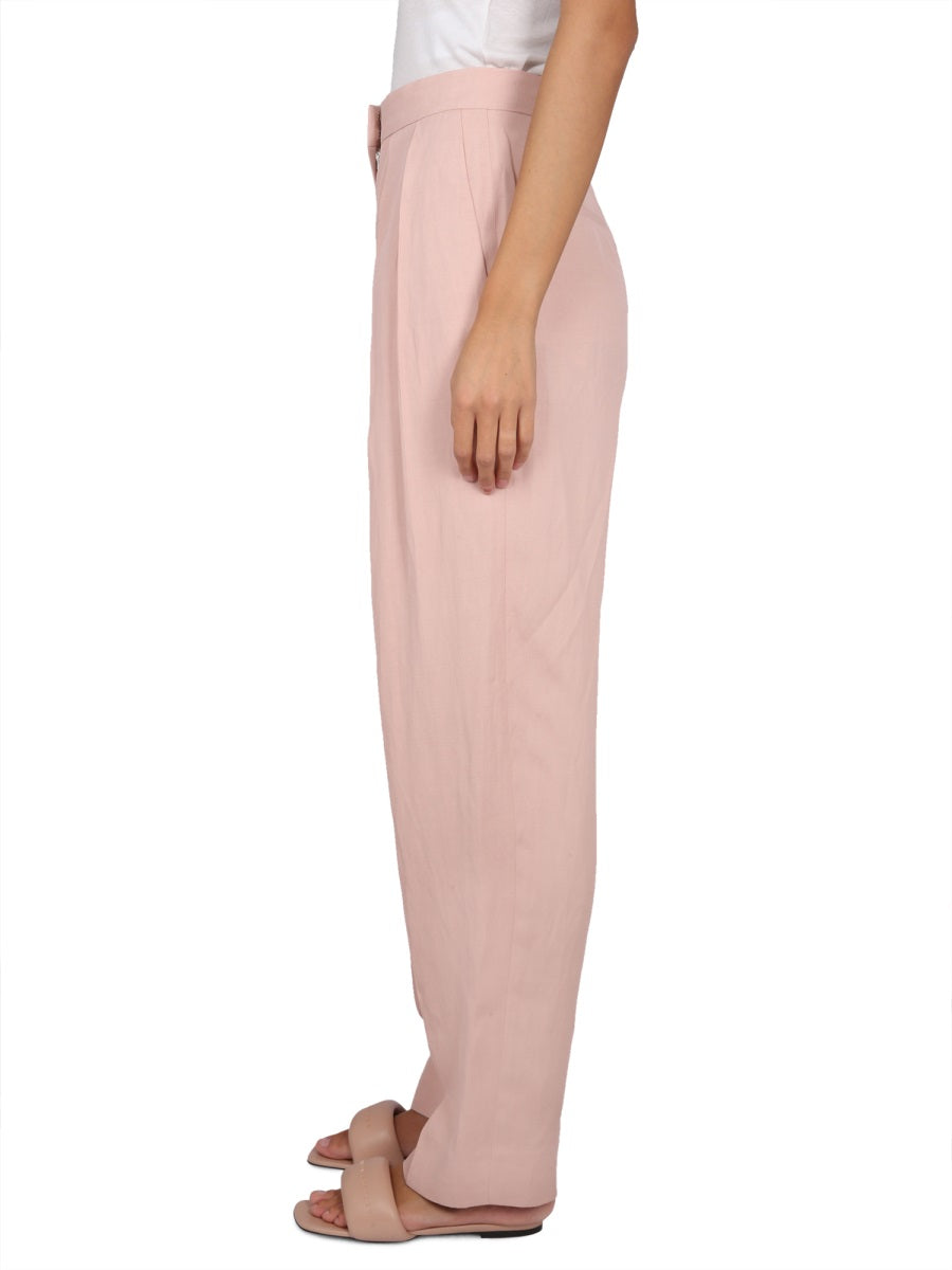 STELLA McCARTNEY Soft Pants with Hook and Eye Closure