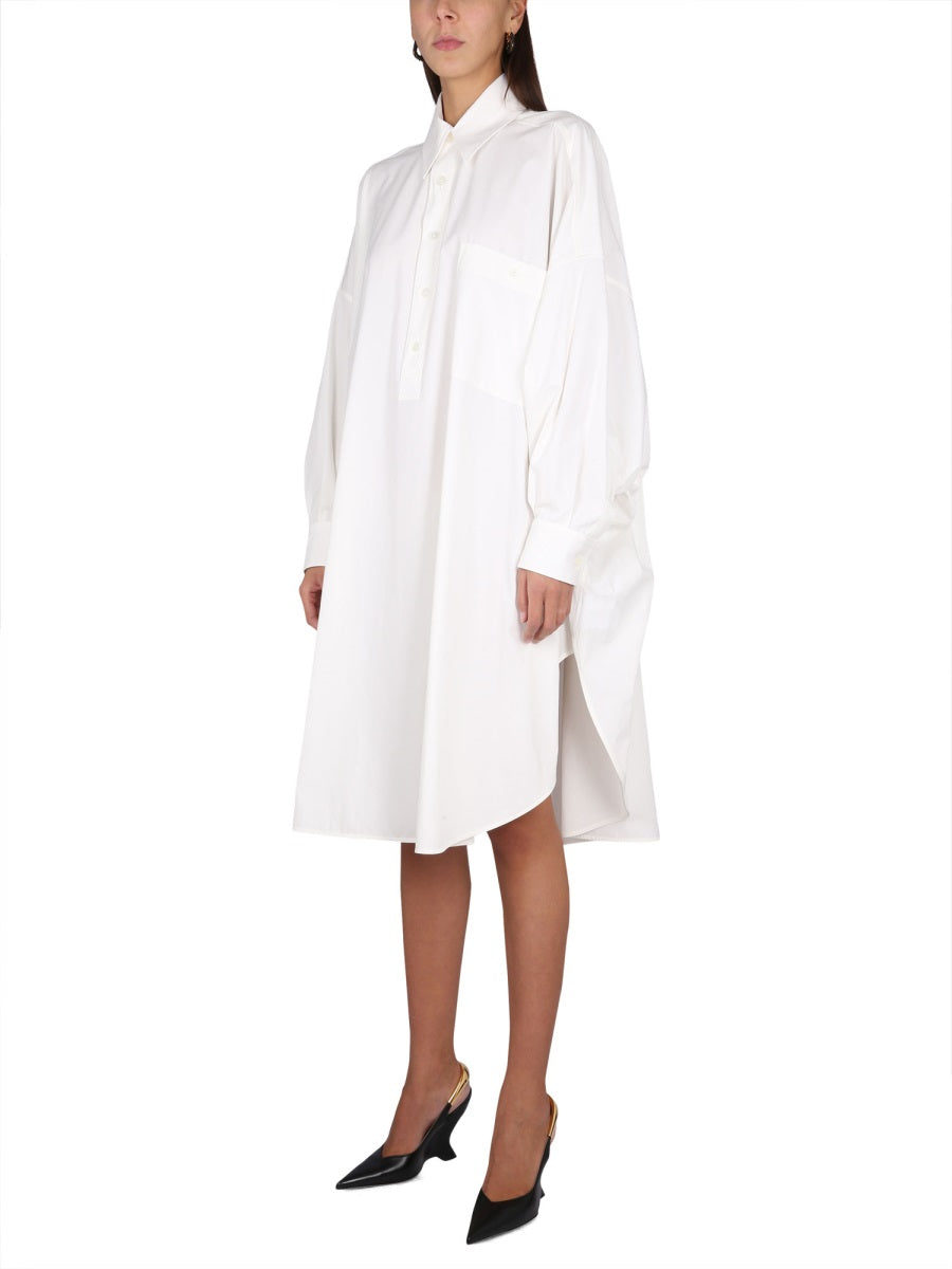 BOTTEGA VENETA Compact Cotton Mini Dress