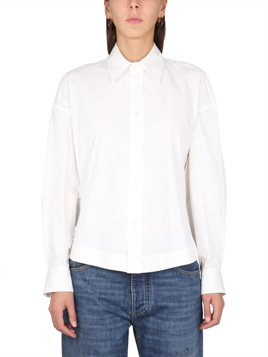 BOTTEGA VENETA Classic Compact Cotton Shirt for Women - SS23 Collection