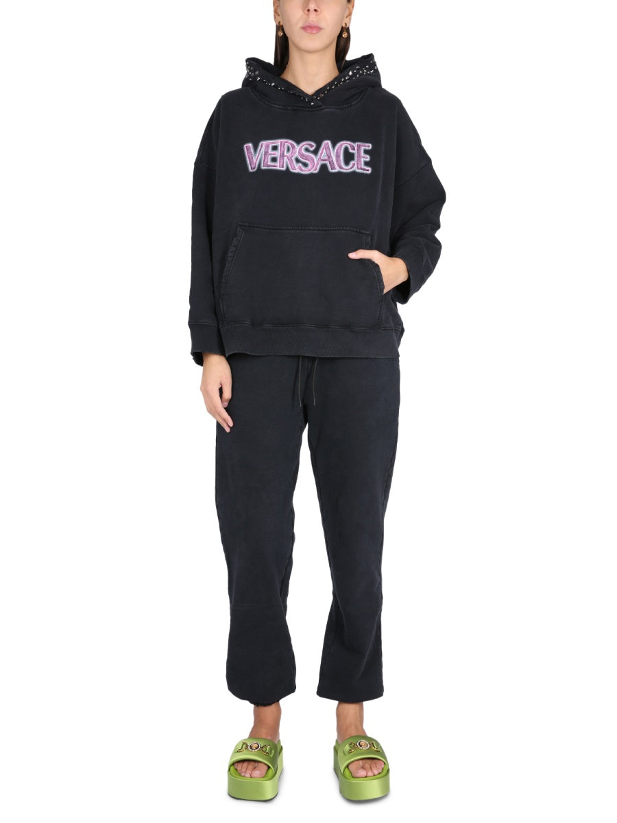 VERSACE Stylish Sweatshirt with Studs for Women