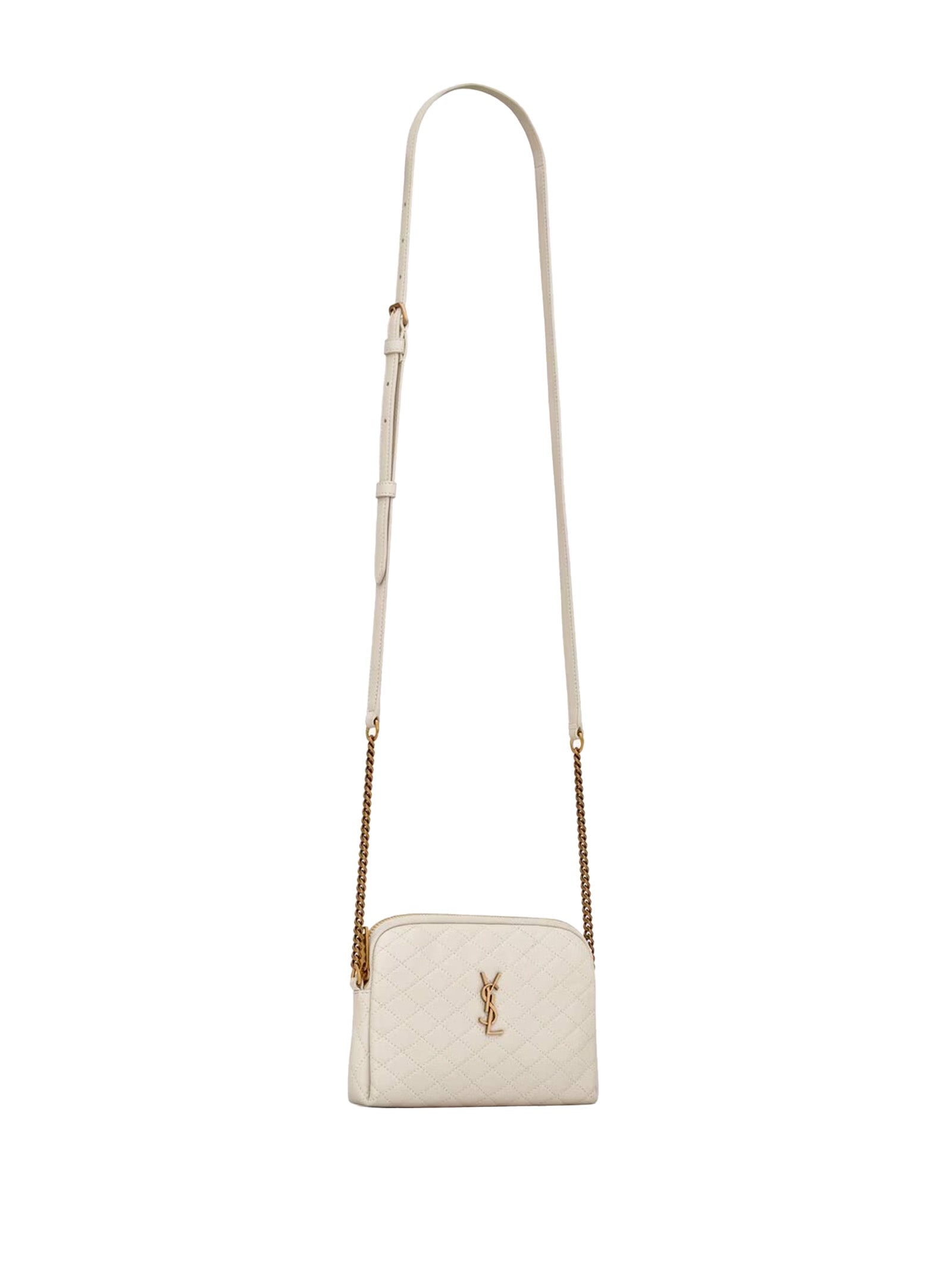 SAINT LAURENT Mini Handbag with Zip Closure and Adjustable Chain