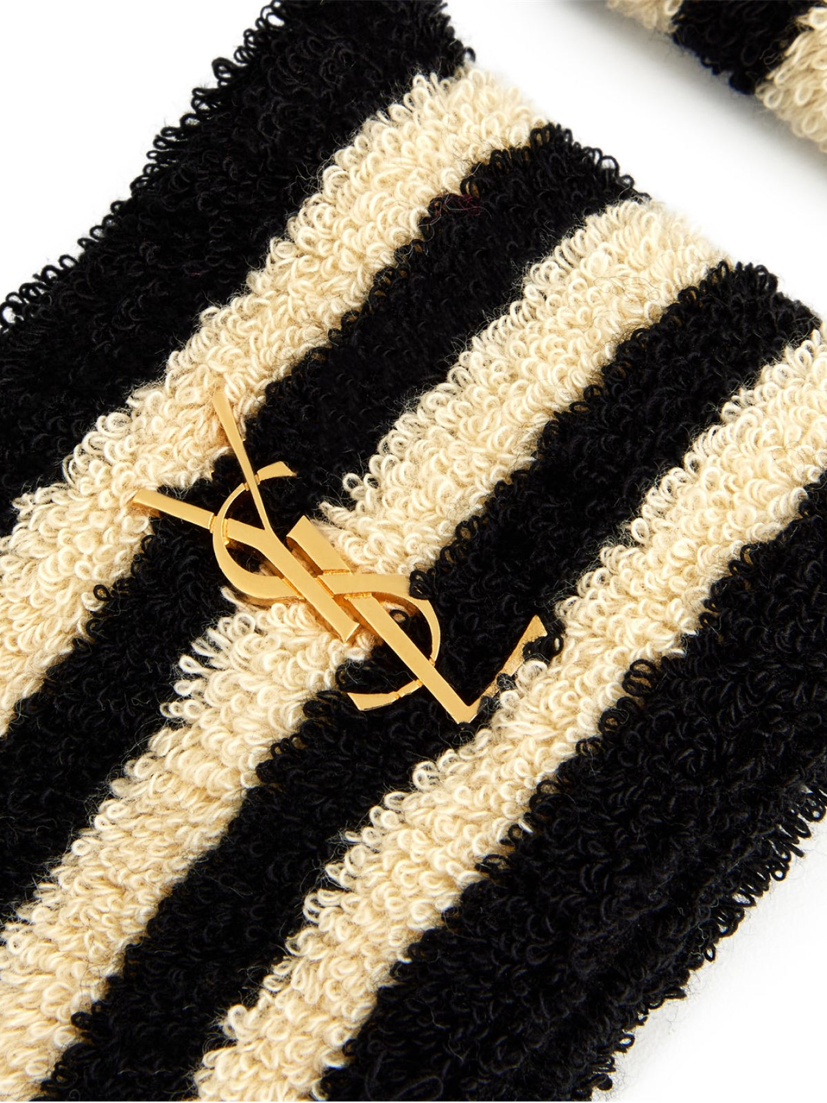 SAINT LAURENT CASSANDRE YSL LOGO CUFFS