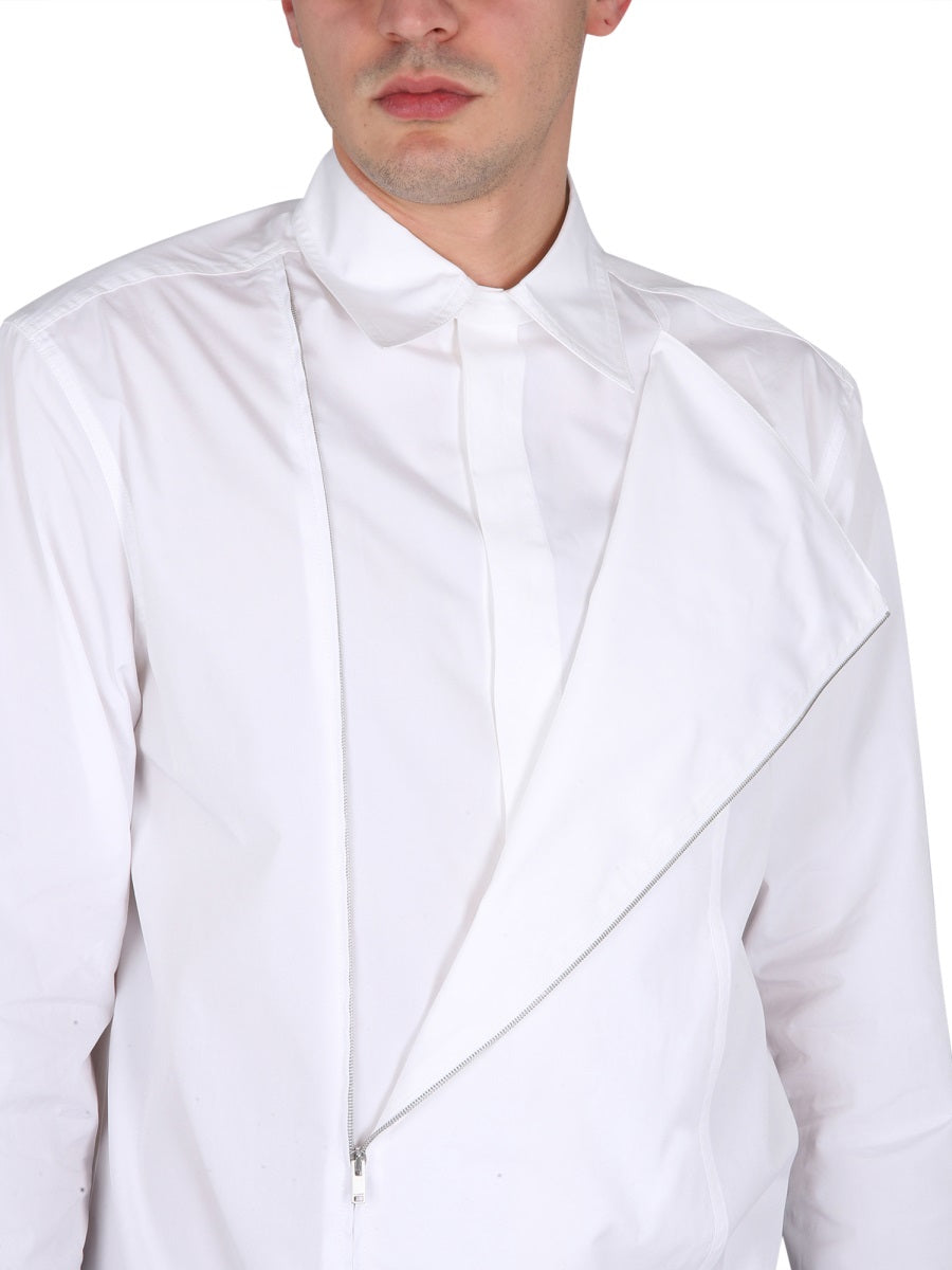 JIL SANDER Classic Zip-Front Shirt