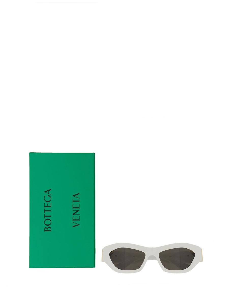 BOTTEGA VENETA Hexagonal Faceted Sunglasses