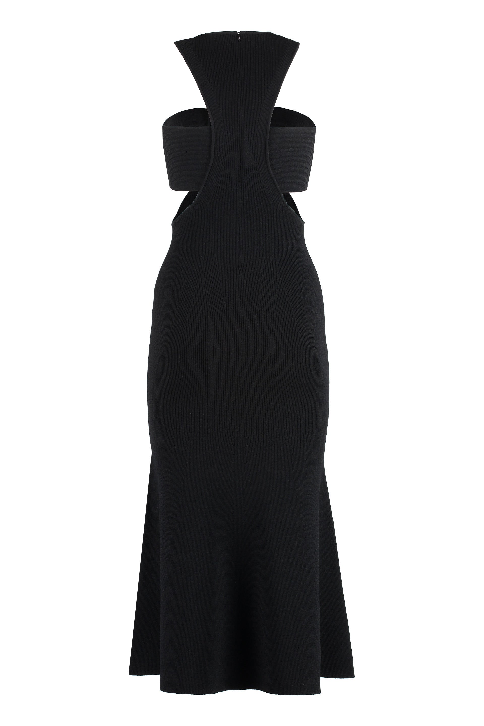 ALEXANDER MCQUEEN Viscose Blend Mini Dress