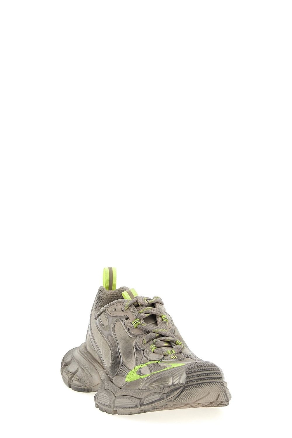 BALENCIAGA 3XL Neon Accent Mesh Sneakers
