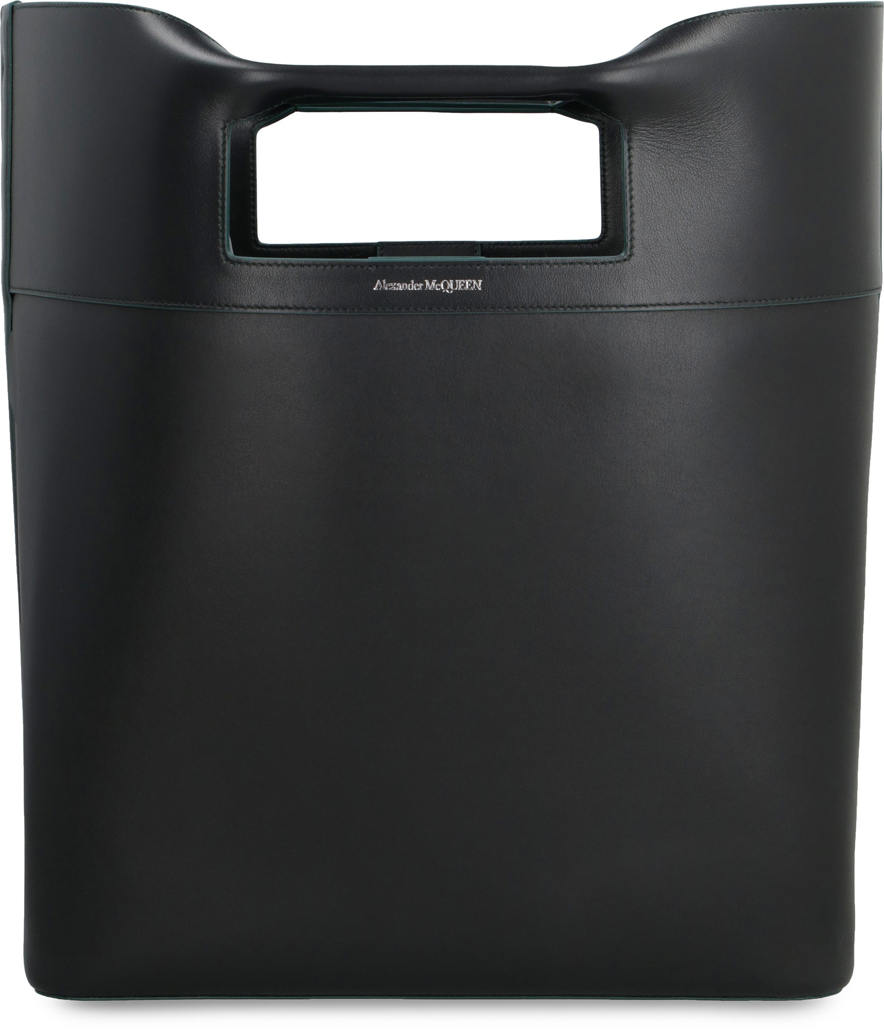 ALEXANDER MCQUEEN The Square Bow Mini Shopping Handbag