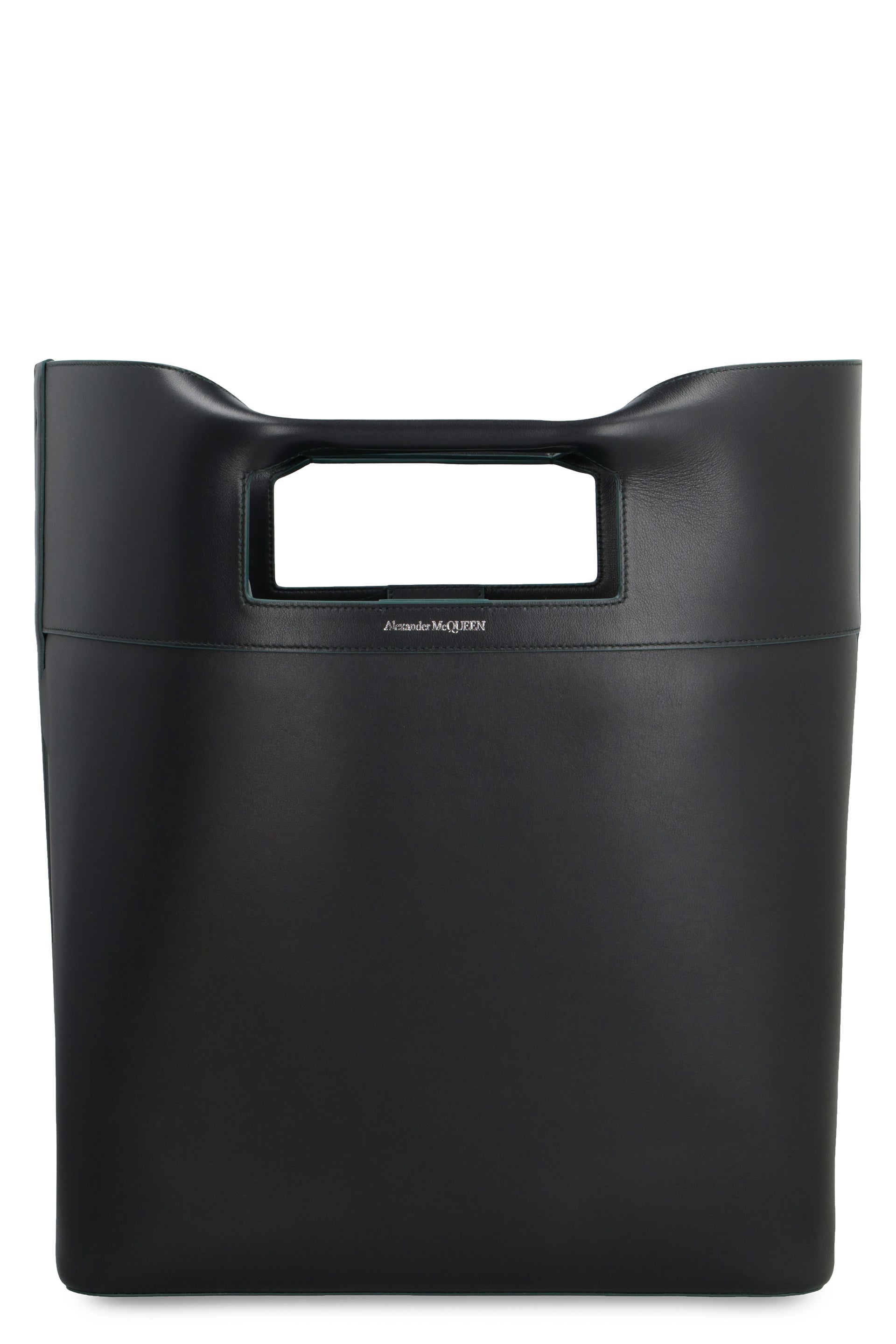 ALEXANDER MCQUEEN The Square Bow Mini Shopping Handbag