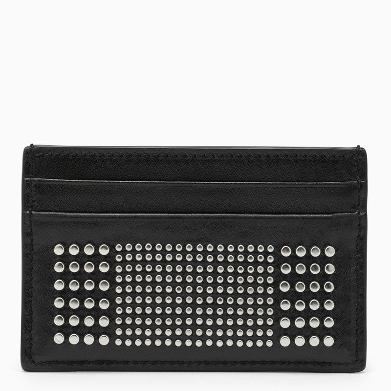 ALEXANDER MCQUEEN Mini Card Holder with Studded Detailing