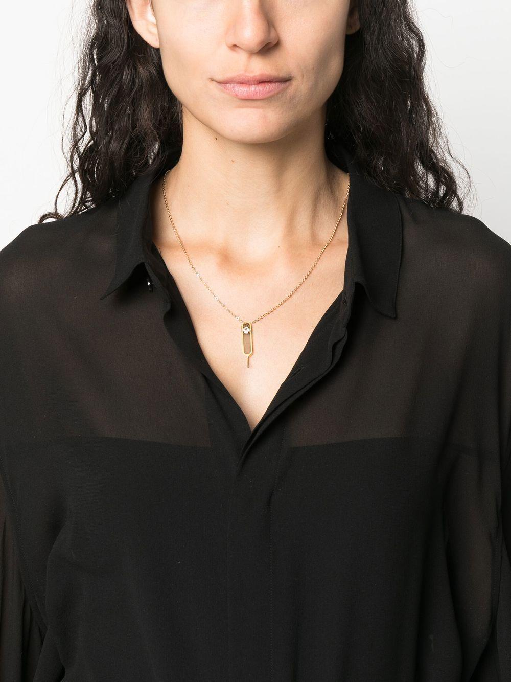 SAINT LAURENT Key Charm Necklace for Men