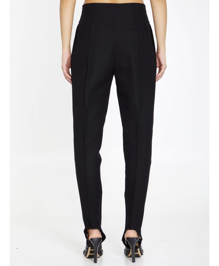 BOTTEGA VENETA High-Rise Cotton Trousers for Women