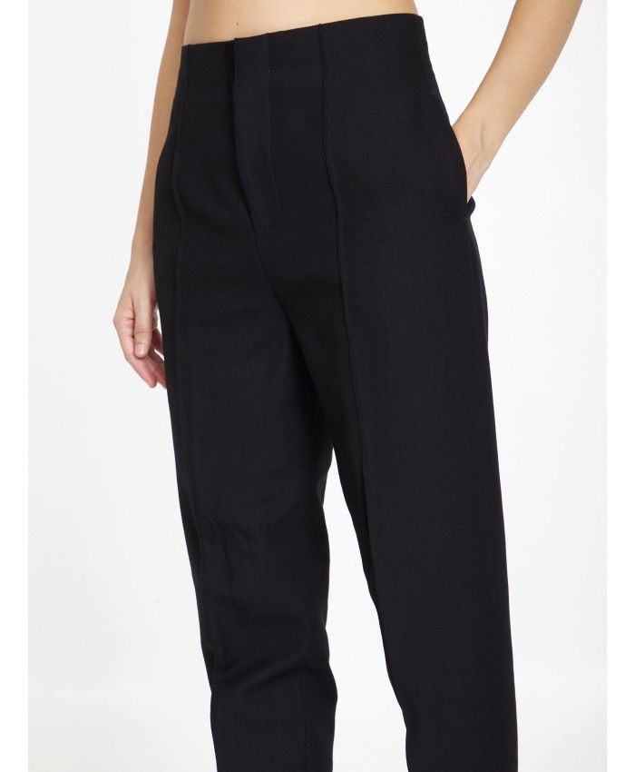 BOTTEGA VENETA High-Rise Cotton Trousers for Women