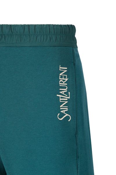 SAINT LAURENT Men's Cotton Joggers - SS23 Collection