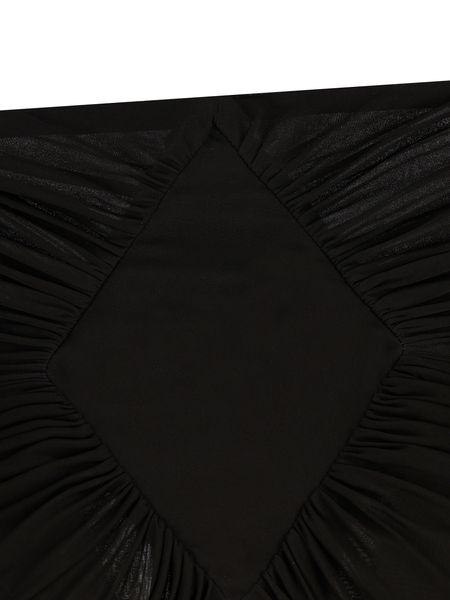 SAINT LAURENT Elegant Cupro Mini Top for Women