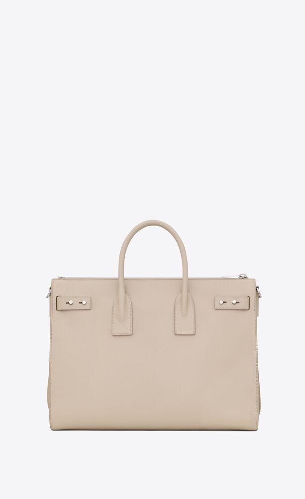 SAINT LAURENT Leather Tote Handbag