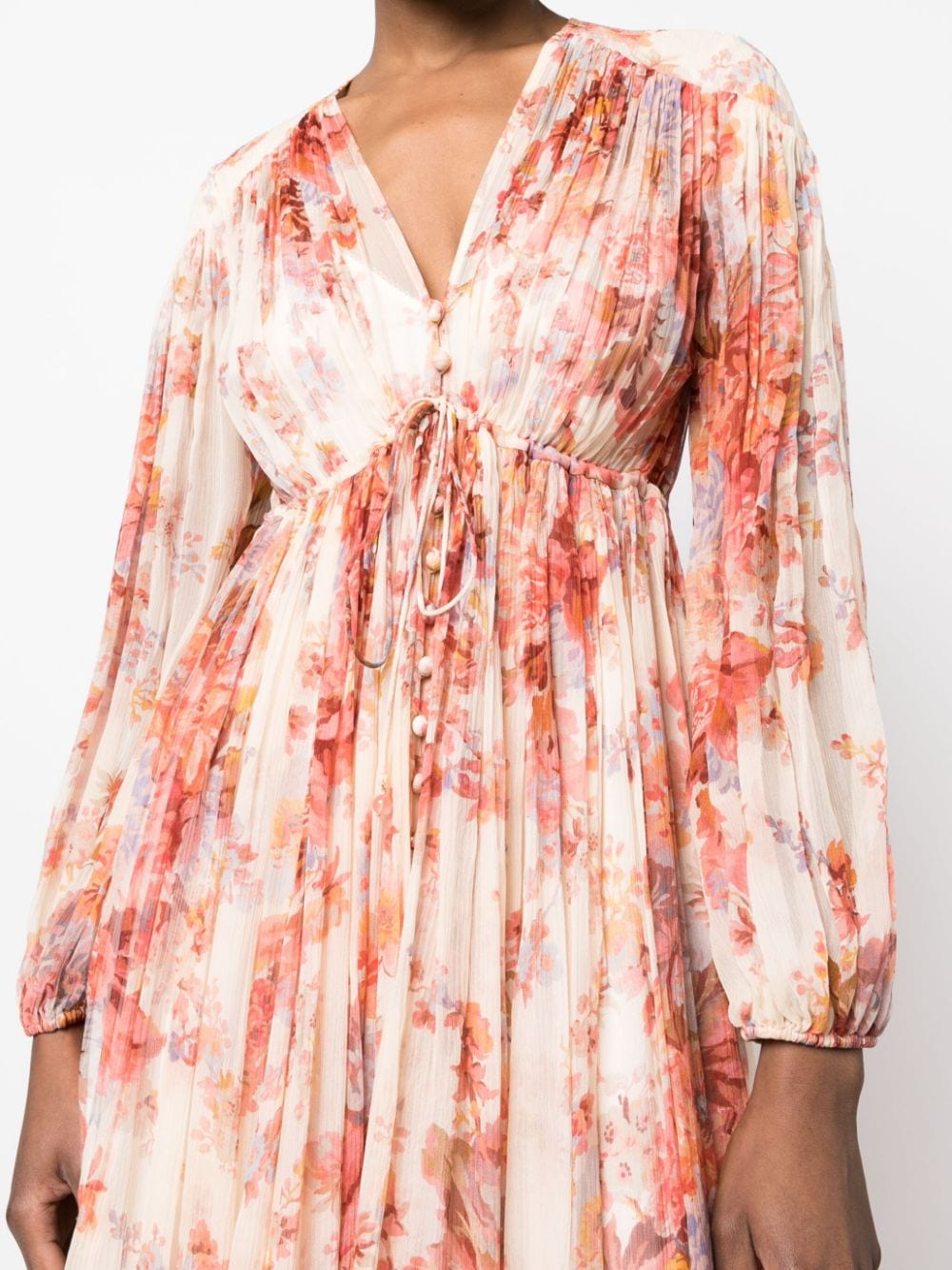 ZIMMERMANN Devi Floral Midi Dress for Women