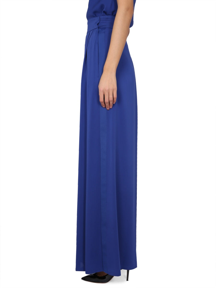 MAX MARA Wide Silk Tuxedo Pants for Women