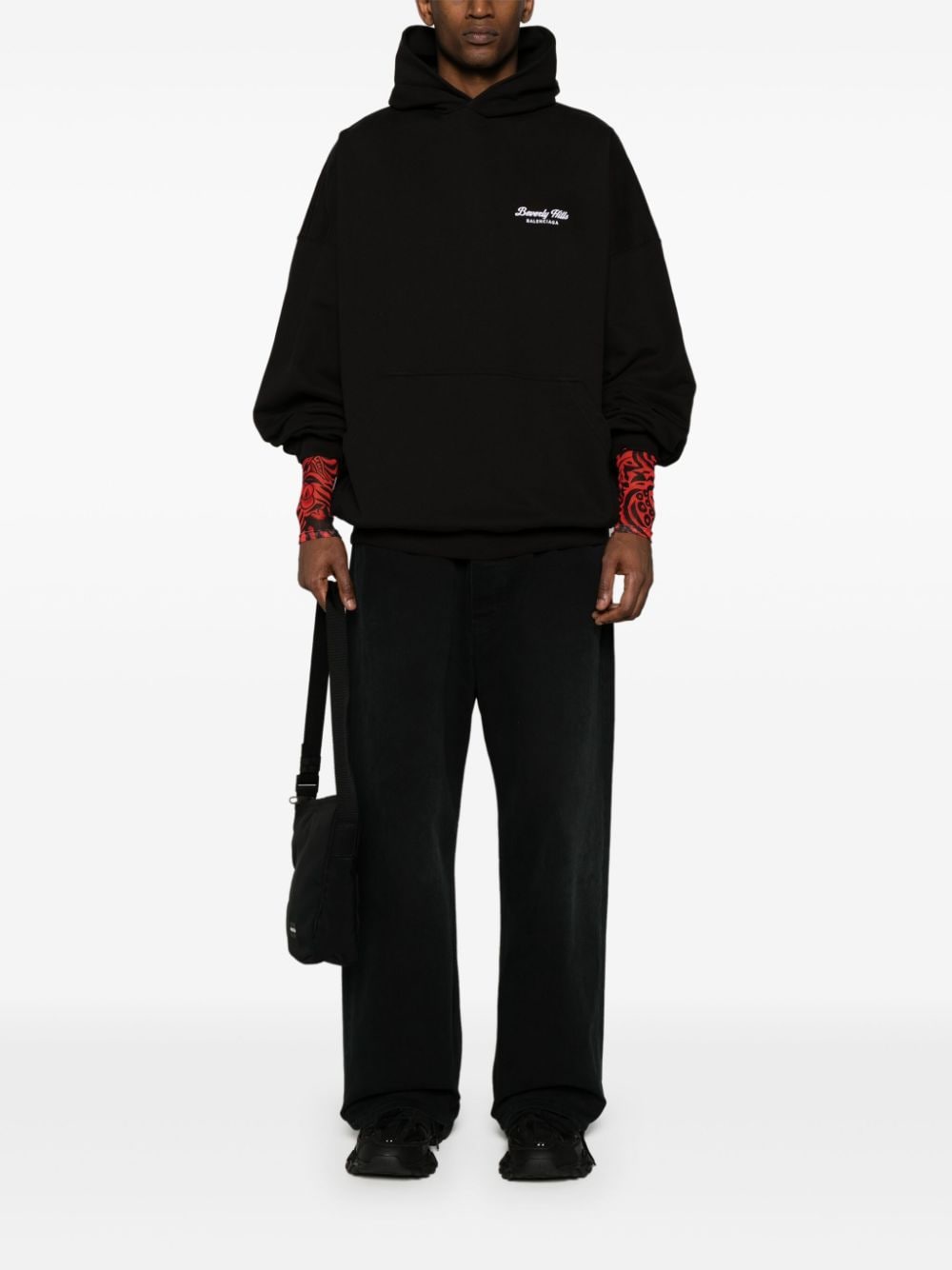 BALENCIAGA Oversized Slouchy Cotton Hoodie - Unisex Fit