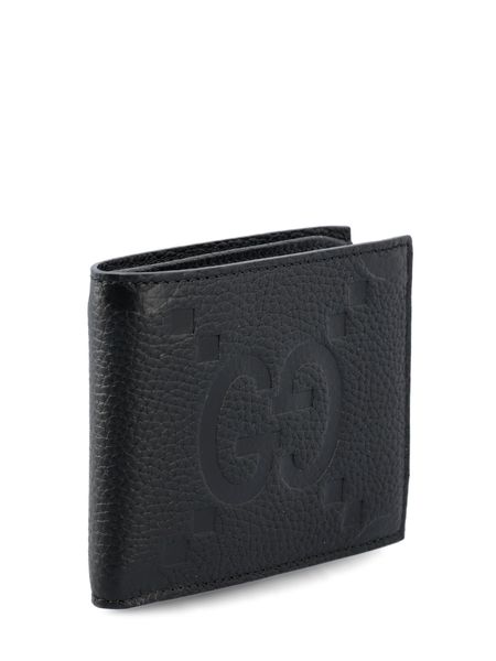 GUCCI Jumbo GG Leather Wallet - 9x11x1cm