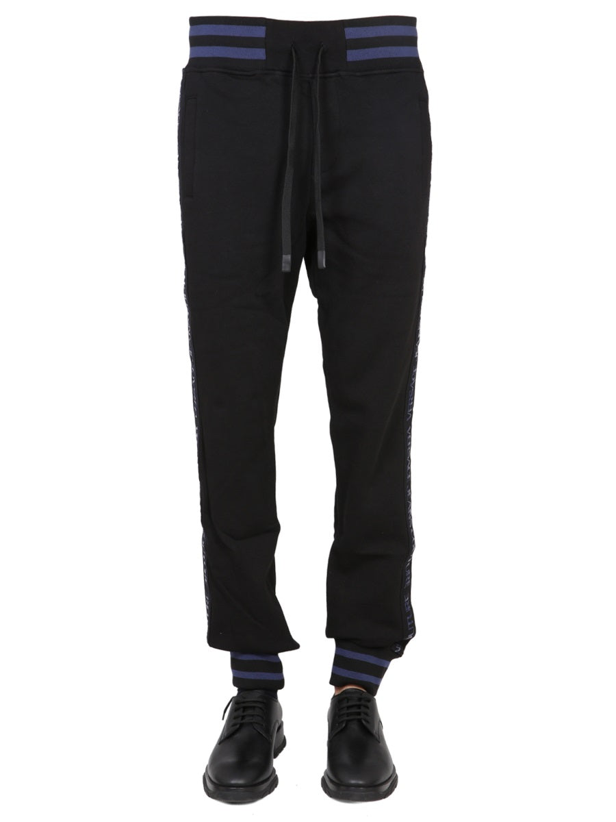VERSACE JEANS COUTURE Jogging Pants with Elastic Waistband for Men