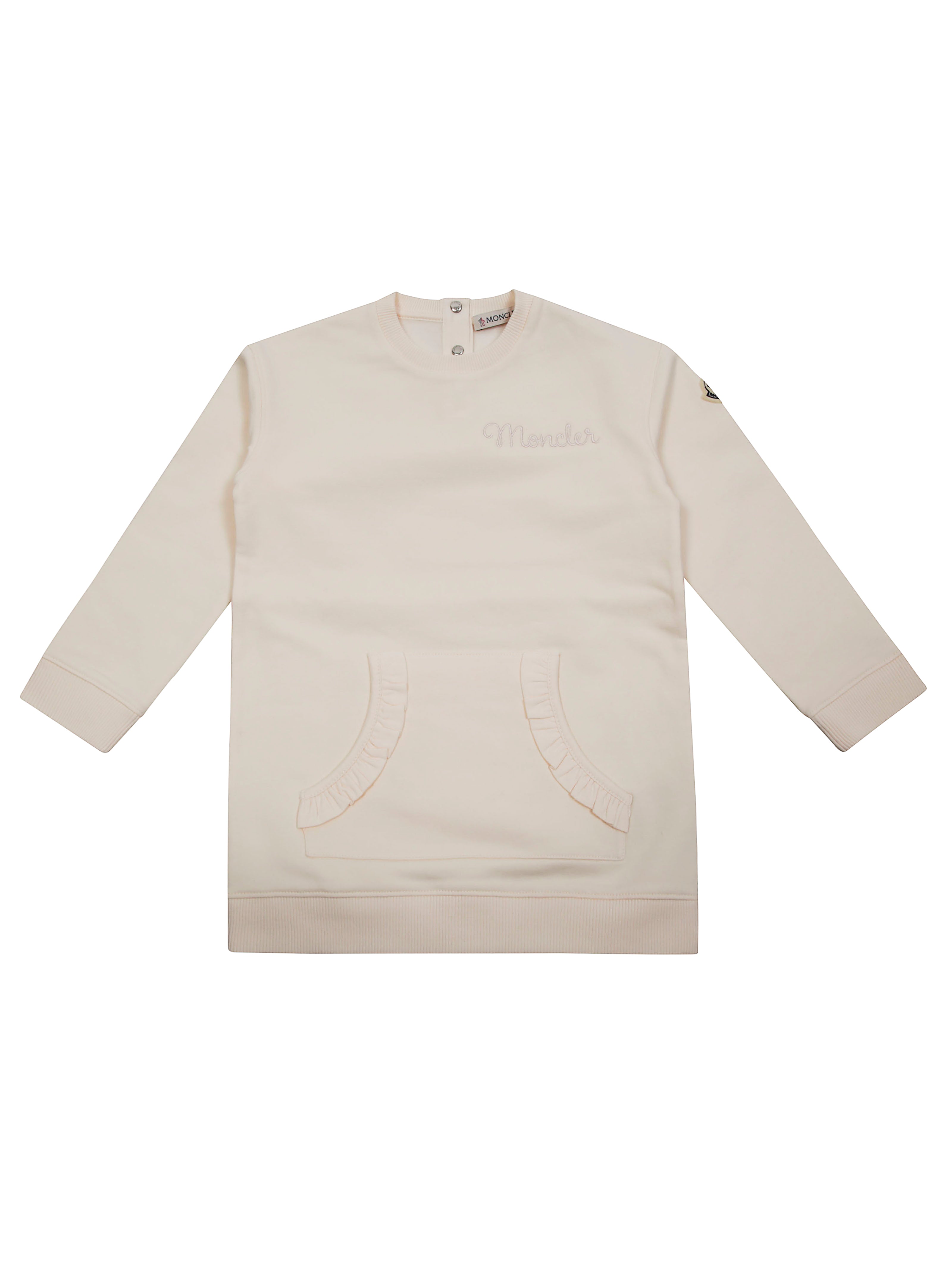 MONCLER Mini Casual Dress in Soft Sweatshirt Fabric