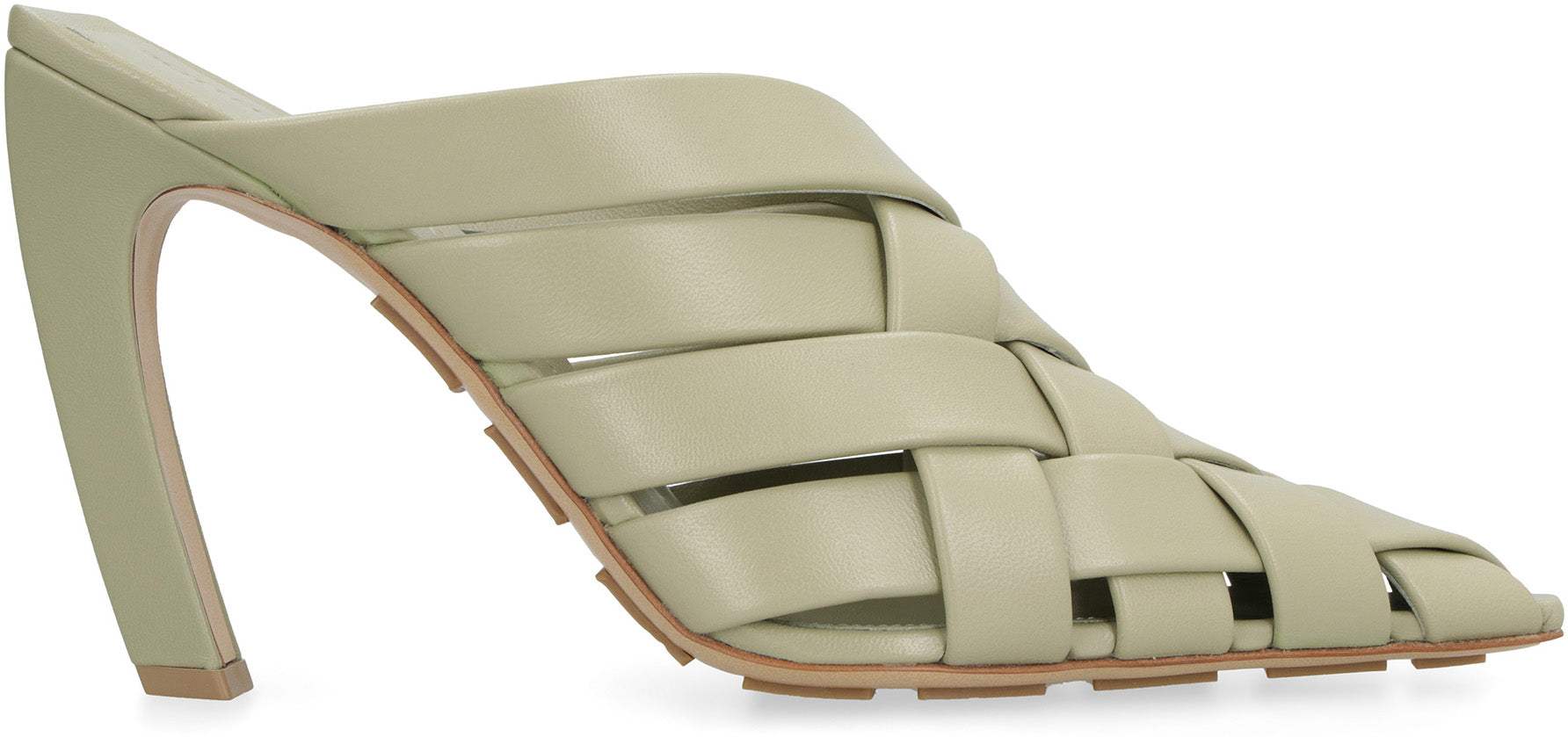 BOTTEGA VENETA Alfie Leather Flat Sandals for Women