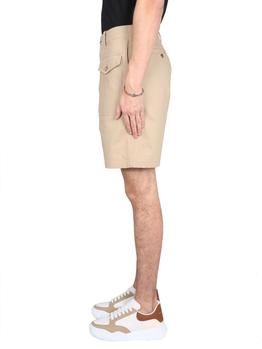 ALEXANDER McQUEEN Men's Cargo Bermuda Shorts