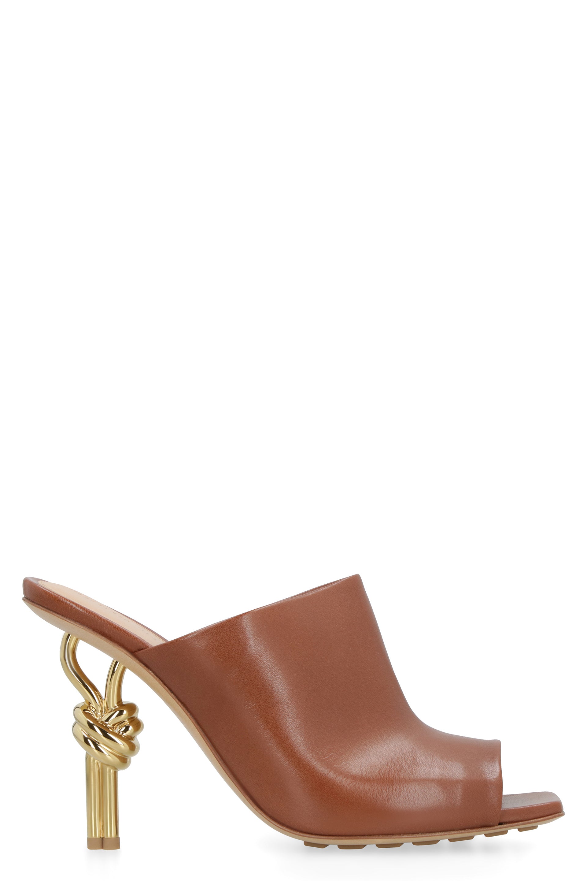 BOTTEGA VENETA Nappa Leather Knot Flat Sandals for Women