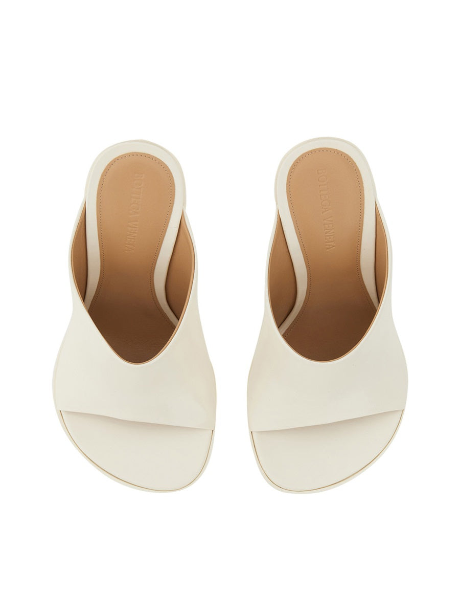 BOTTEGA VENETA Atomic Notched Rubber Flat Pumps - 9 cm Heel