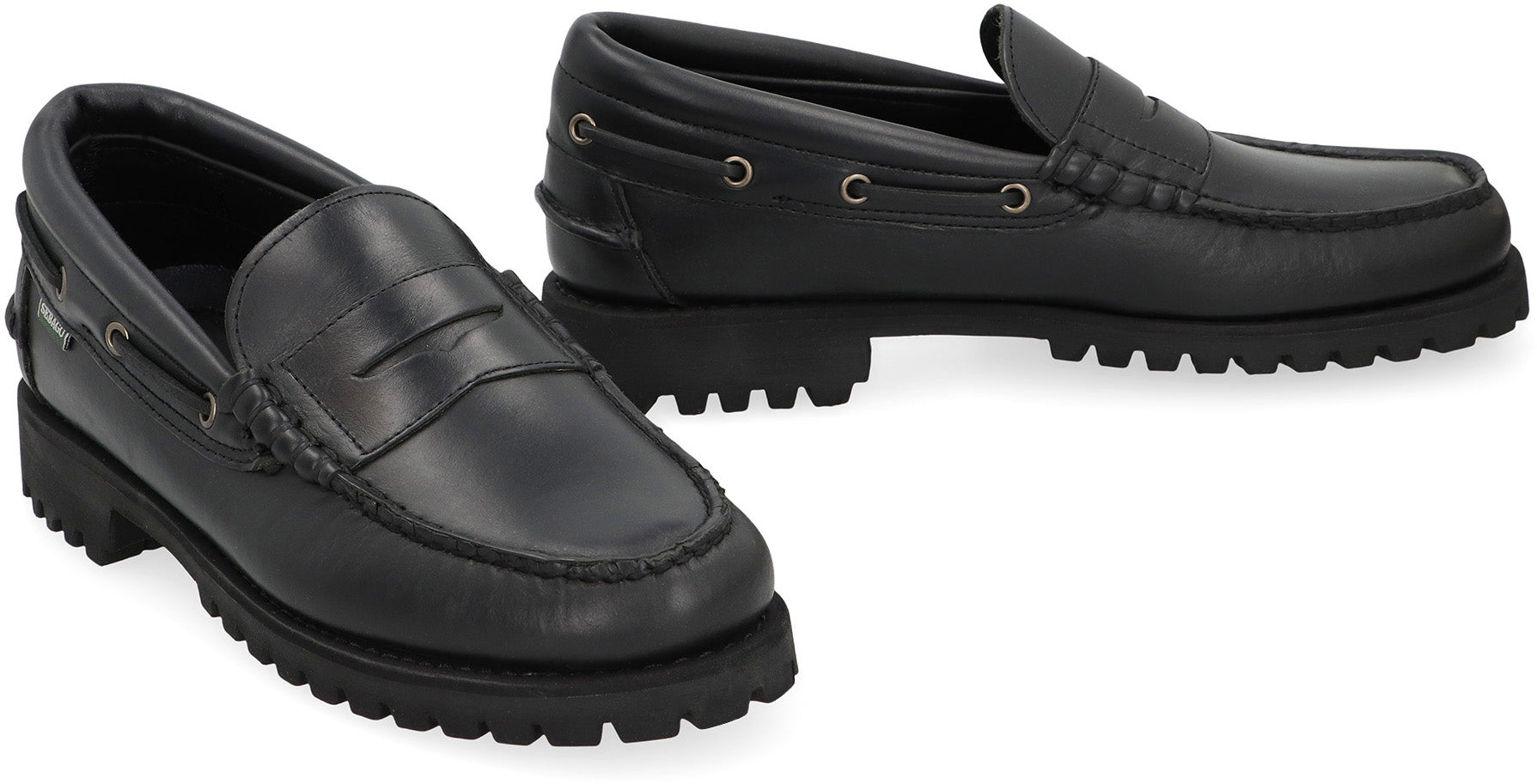 SEBAGO Smooth Leather Acadia Loafers - Comfortable Fit for Men (Size 6 - 13)