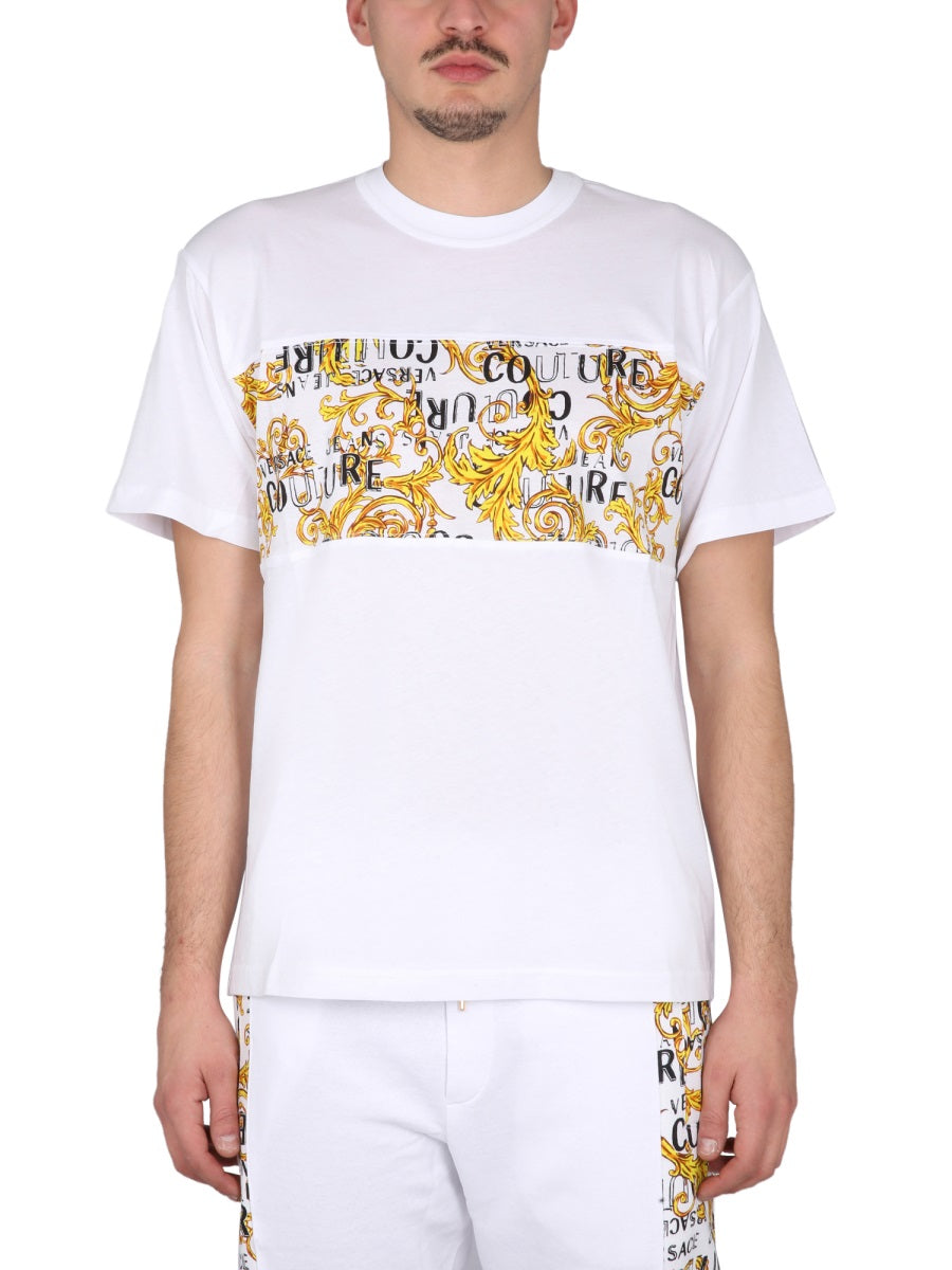 VERSACE JEANS COUTURE Logo T-Shirt for Men - SS23 Collection