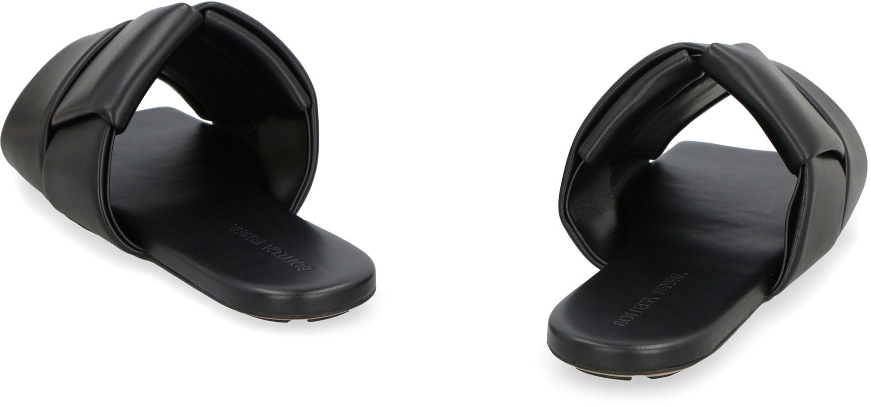 BOTTEGA VENETA Patch Leather Flat Sandals