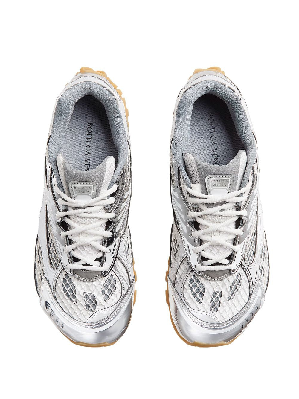 BOTTEGA VENETA Metallic Orbit Sneakers for Men