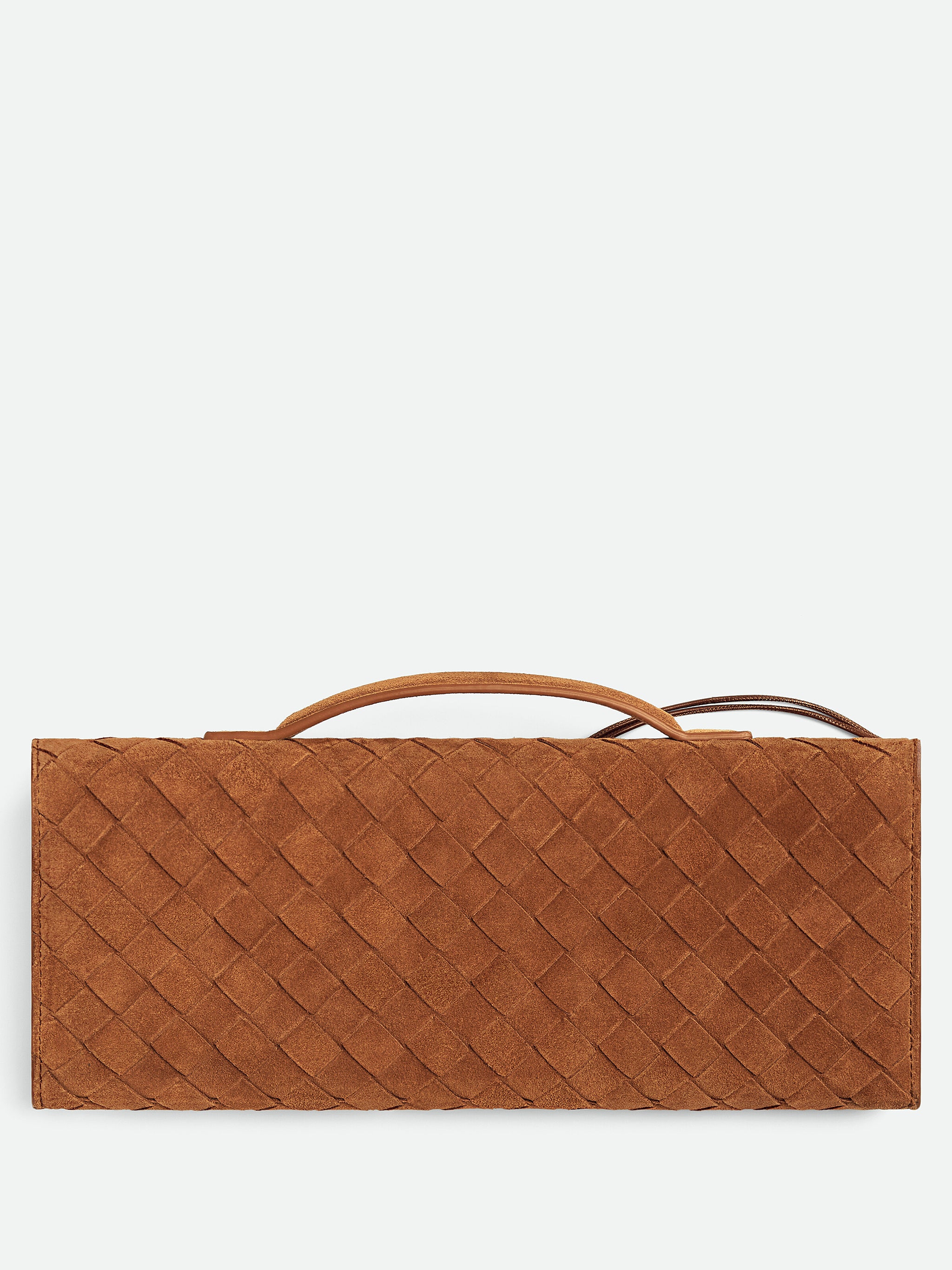 BOTTEGA VENETA Mini Intrecciato Suede Clutch - FW25