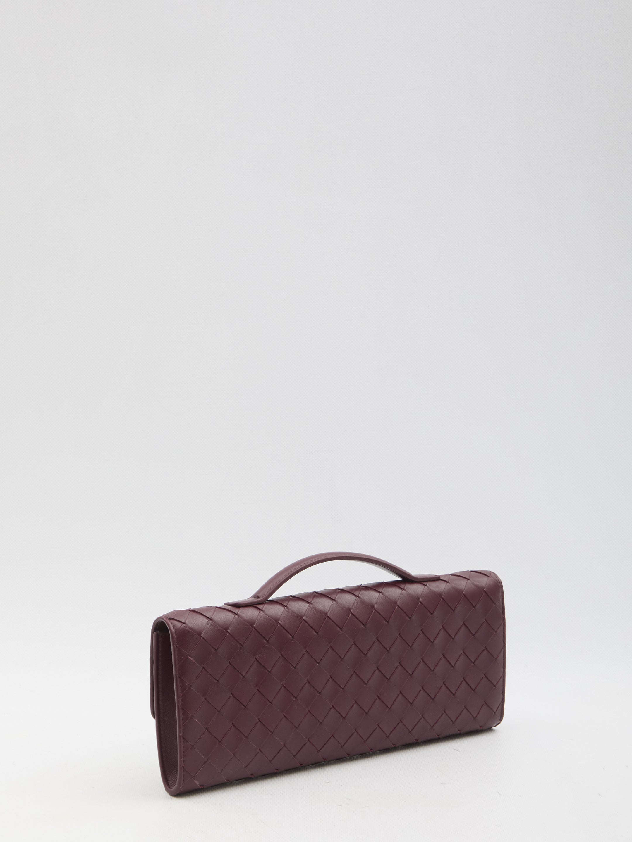 BOTTEGA VENETA Andiamo Long Intreccio Mini Clutch 31CM