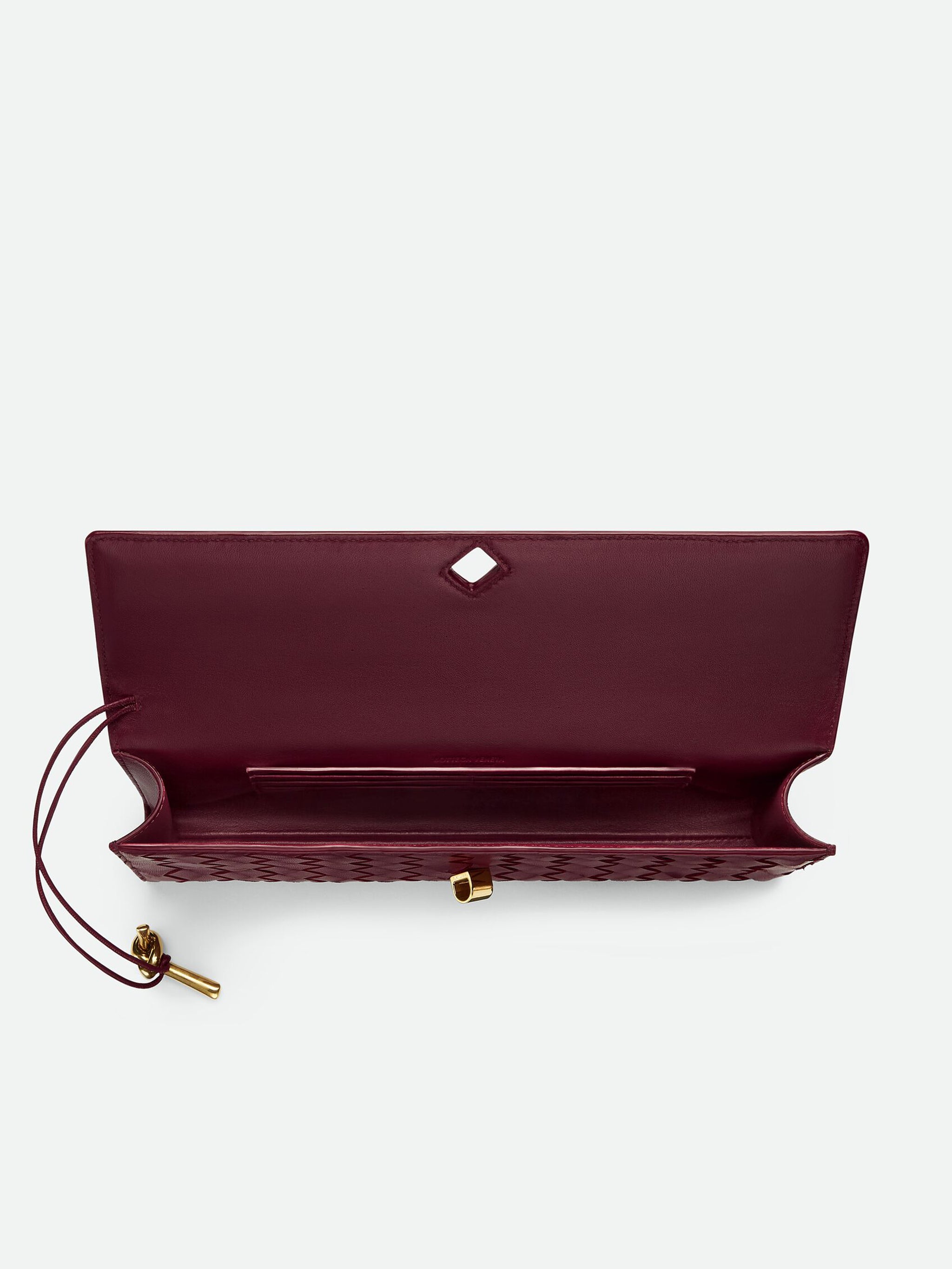 BOTTEGA VENETA Long Mini Clutch with Top Handle