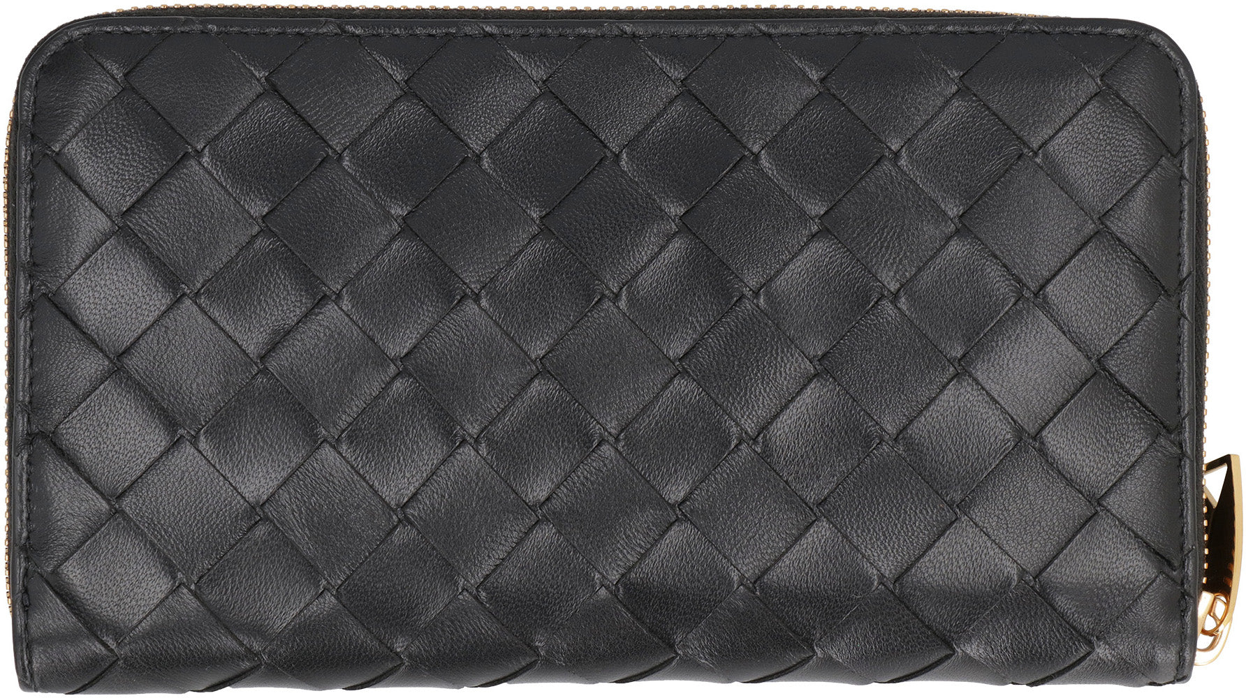 BOTTEGA VENETA Intrecciato Zip Around Wallet - Mini Size