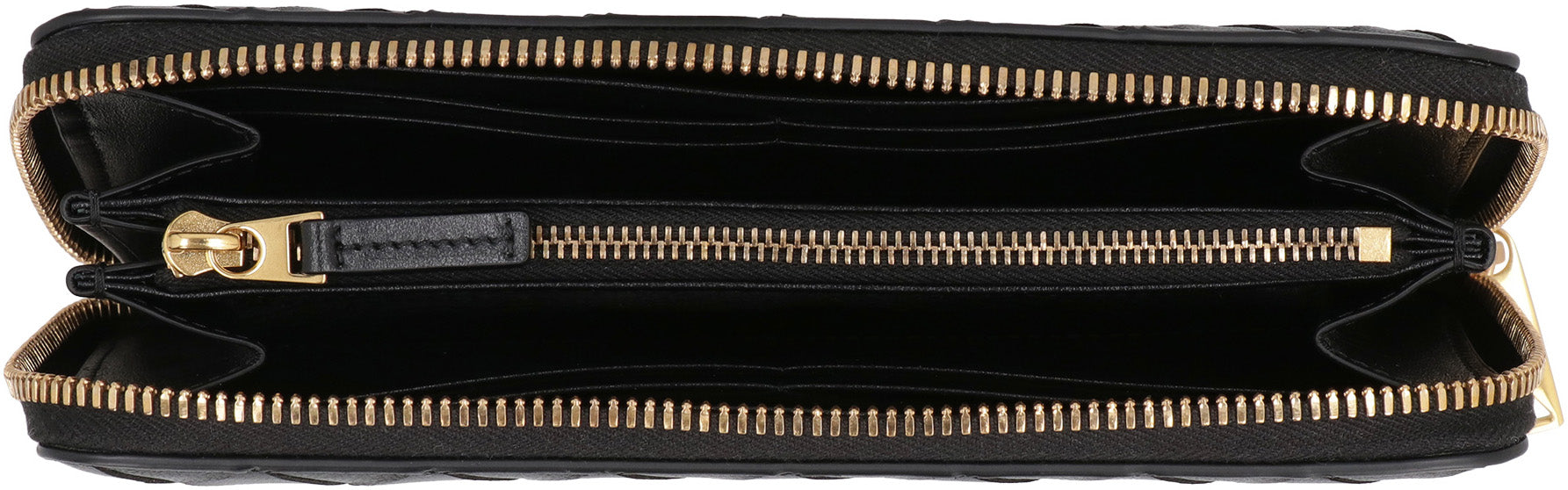 BOTTEGA VENETA Intrecciato Zip Around Wallet - Mini Size