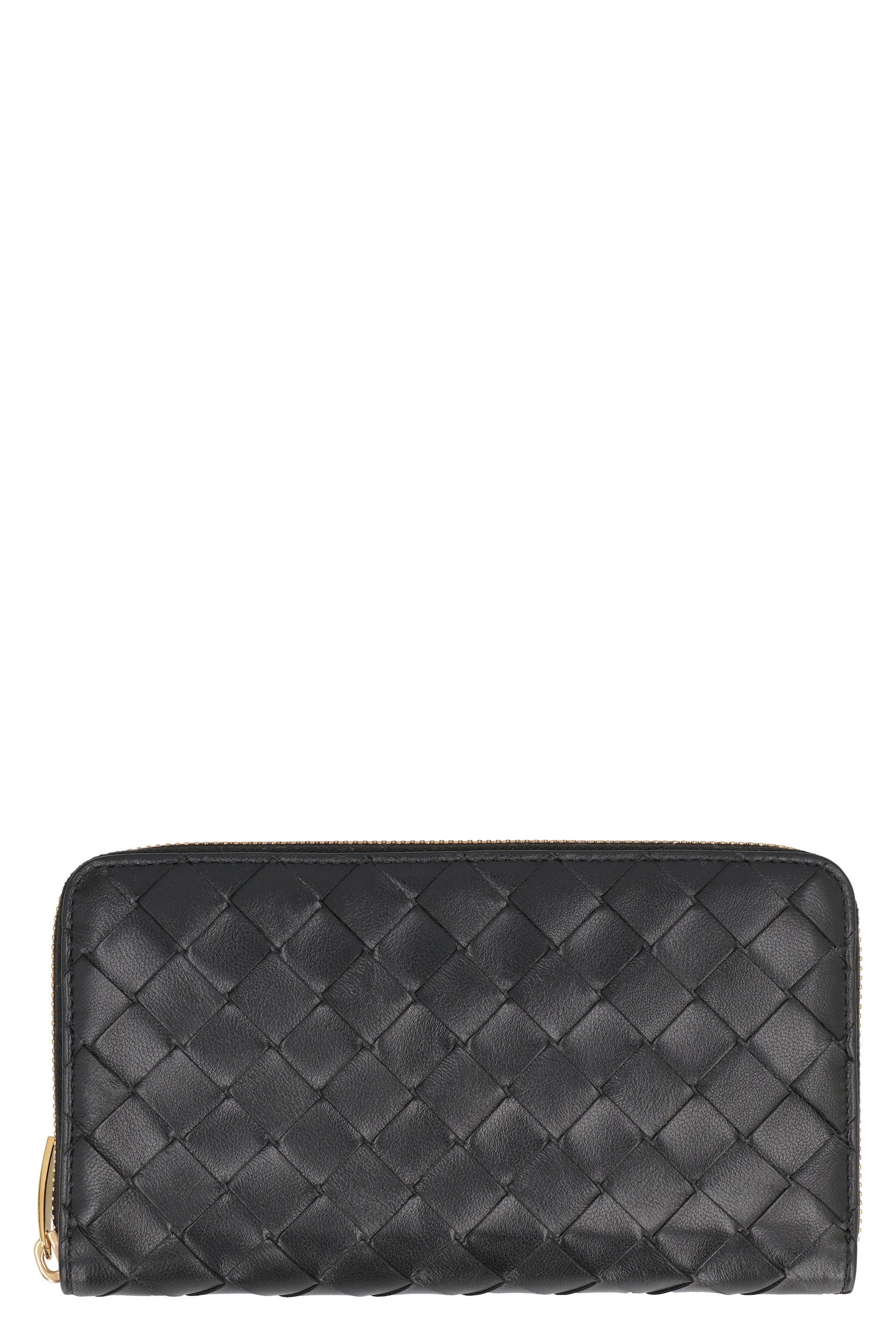 BOTTEGA VENETA Intrecciato Zip Around Wallet - Mini Size