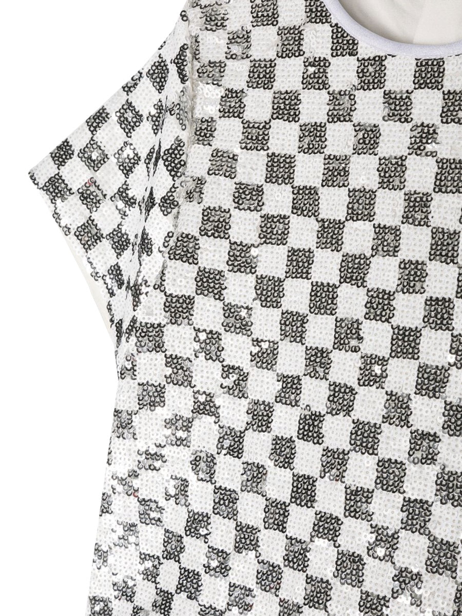 MICHAEL KORS Mini Squares Pattern Top for Girls