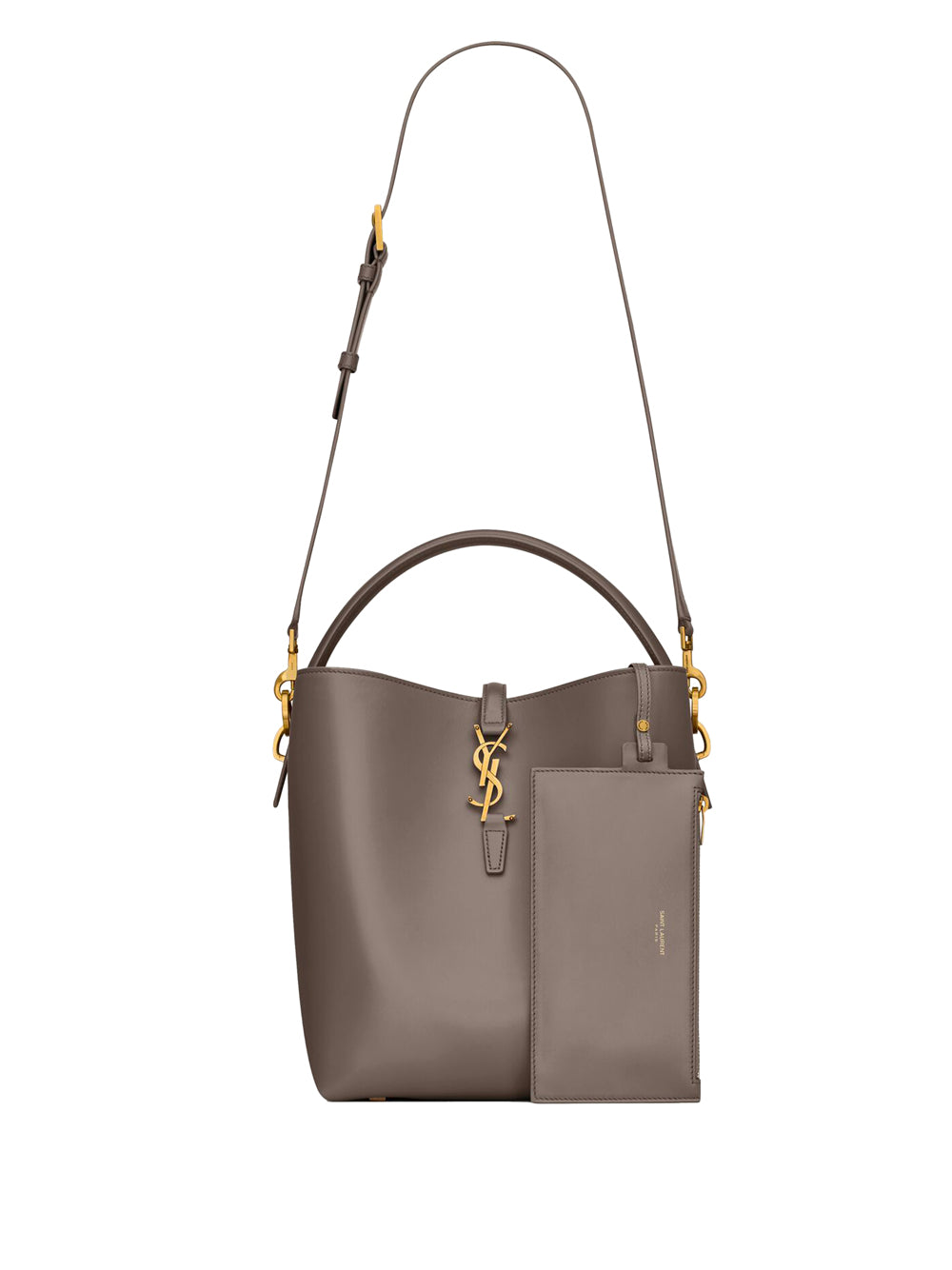 SAINT LAURENT Mini Leather Handbag - Shiny Finish