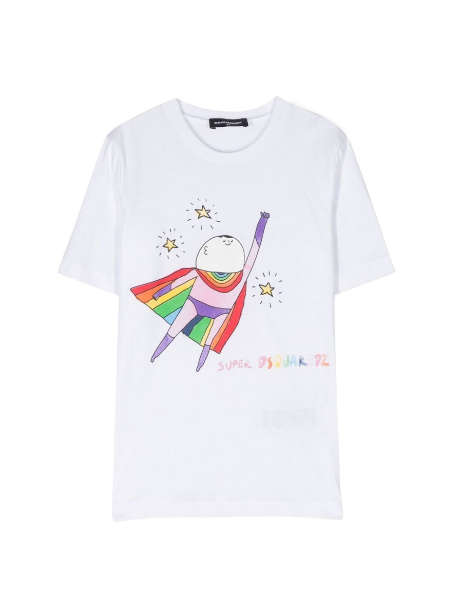 DSQUARED Mini Renny Fit T-Shirt for Girls