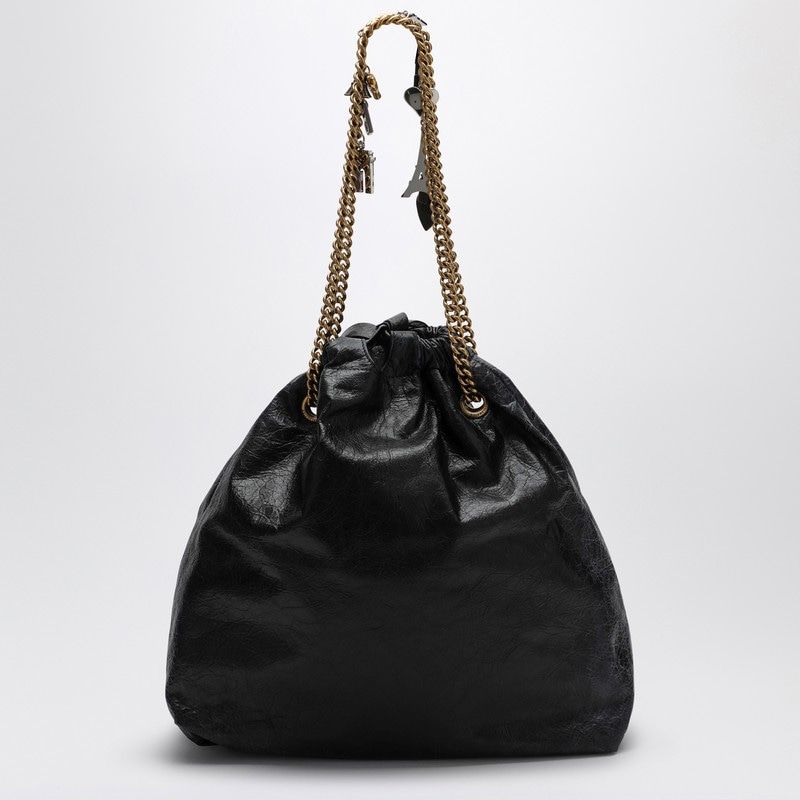 BALENCIAGA Crush Media Medium Leather Tote Handbag