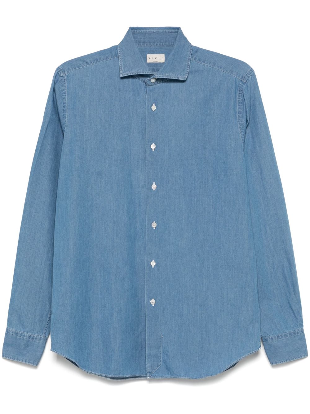 XACUS Men's Classic Button-Up Shirt with Cutaway Collar