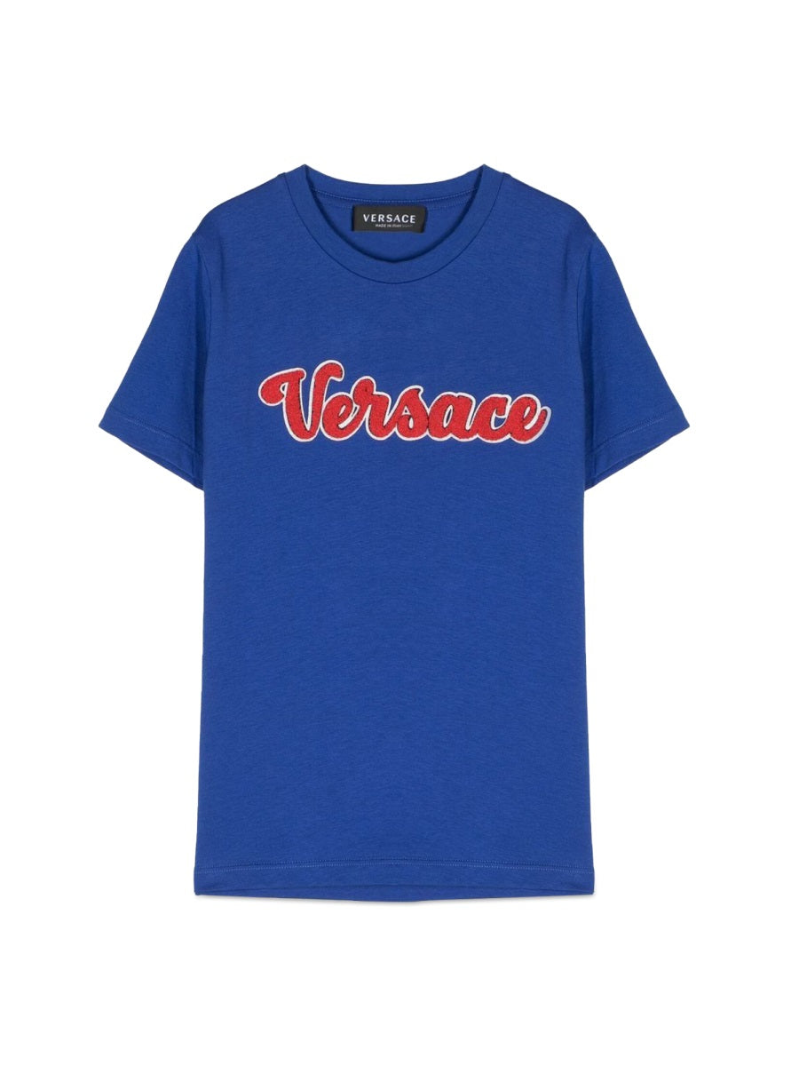 VERSACE Mini Logo Graphic T-Shirt for Boys