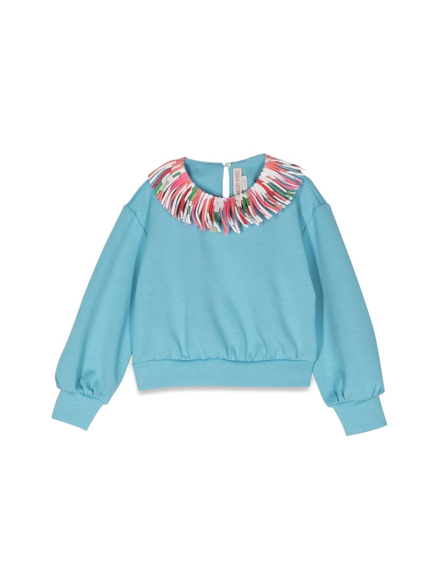 EMILIO PUCCI Mini Crewneck Sweatshirt for Girls