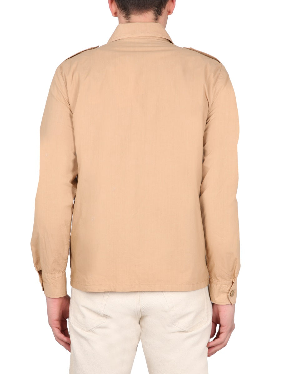 ASPESI Pointed Collar Button-Up Shirt for Men