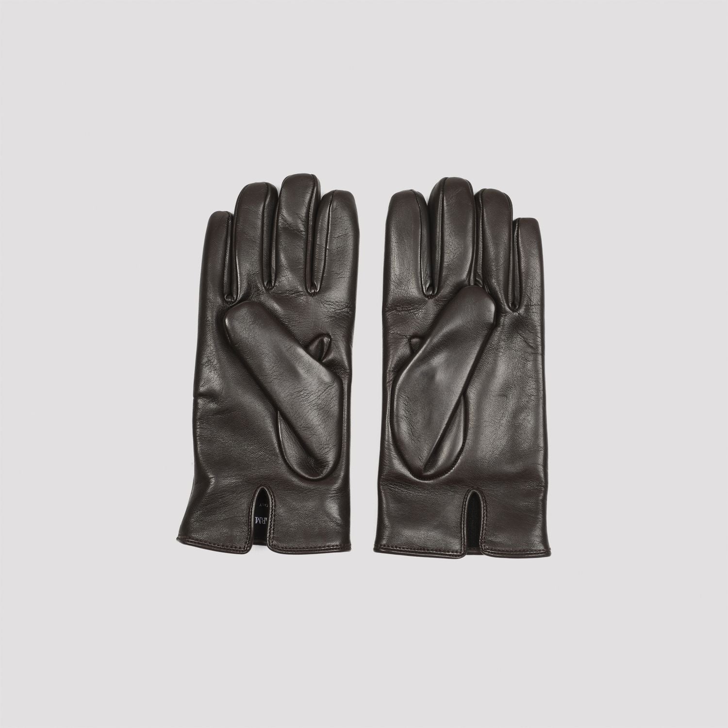 GIORGIO ARMANI Premium Leather Gloves for Men - FW24
