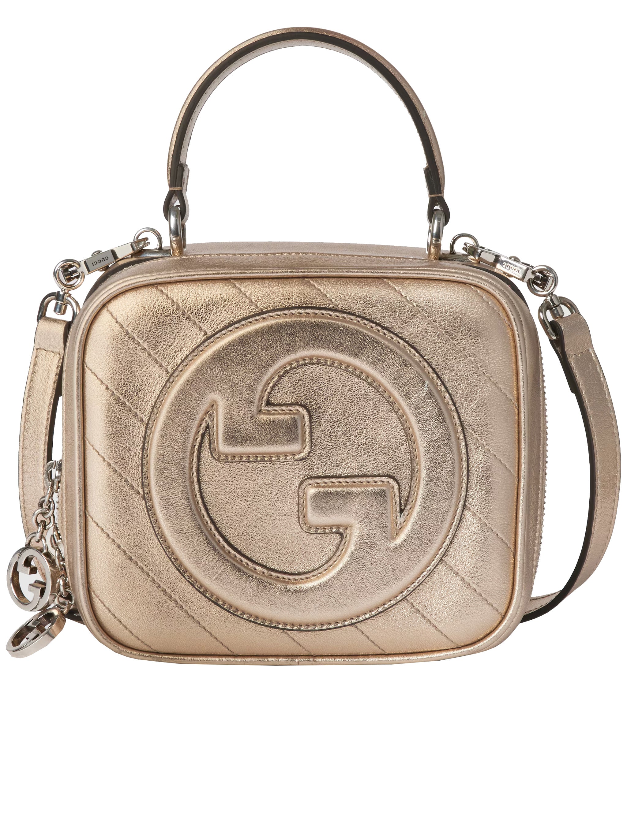 GUCCI Metallic Leather Women's Handbag - FW25 Collection